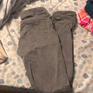 Gray skinny jeans